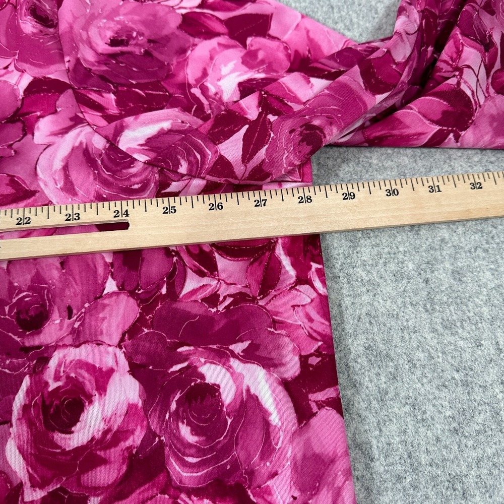 Vintage Blair 3XL Womens Top MuuMuu Blouse Floral Lightweight Pink Roses Lounge - Picture 5 of 16